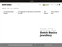 Tablet Screenshot of dutchbasics.com